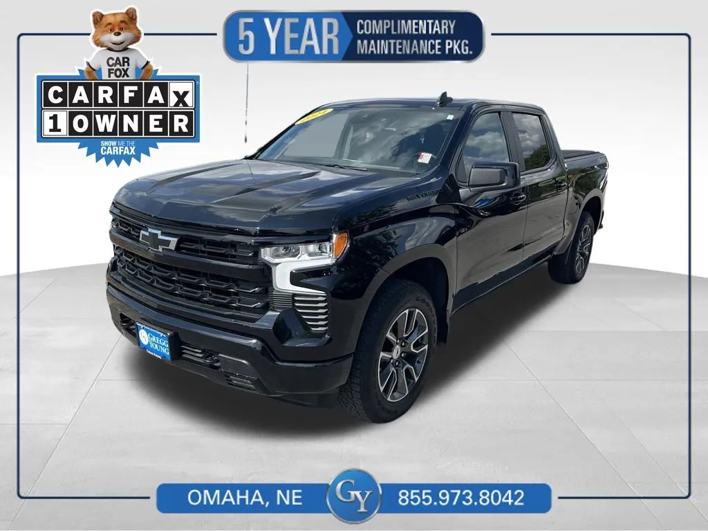 Black 2024 Chevrolet Silverado 1500 RST for sale in Omaha, NE