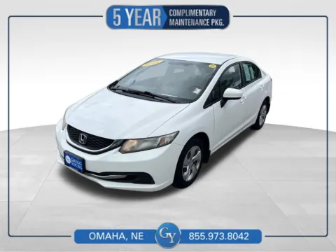 White 2015 Honda Civic LX for sale in Omaha, NE