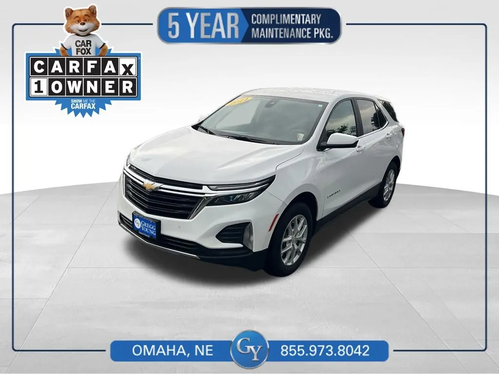 White 2024 Chevrolet Equinox LT for sale in Omaha, NE
