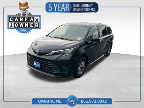 Black 2024 Toyota Sienna LE for sale in Omaha, NE