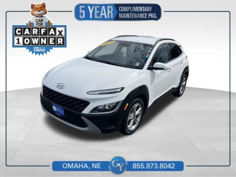 White 2023 Hyundai Kona SEL for sale in Omaha, NE