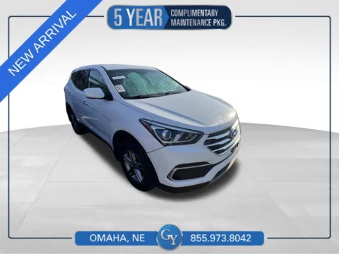 White 2018 Hyundai Santa Fe Sport 2.4 Base for sale in Omaha, NE
