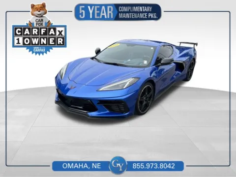 Blue 2021 Chevrolet Corvette Stingray for sale in Omaha, NE
