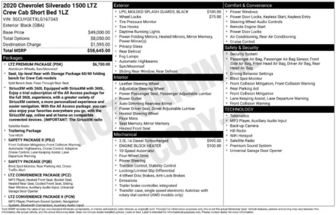 Photos of 2020 Chevrolet Silverado 1500 LTZ for sale in Omaha, NE at Gregg Young Chevrolet of Omaha