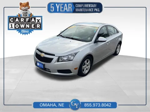 Silver 2013 Chevrolet Cruze 1LT for sale in Omaha, NE