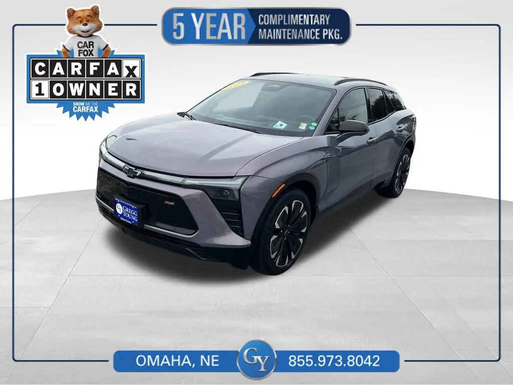 Gray 2024 Chevrolet Blazer EV RS for sale in Omaha, NE