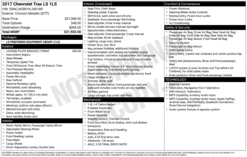 Photos of 2017 Chevrolet Trax LS for sale in Omaha, NE at Gregg Young Chevrolet of Omaha