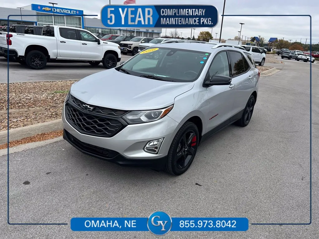 Silver 2020 Chevrolet Equinox Premier for sale in Omaha, NE