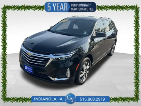 Black 2022 Chevrolet Equinox Premier for sale in Indianola, IA