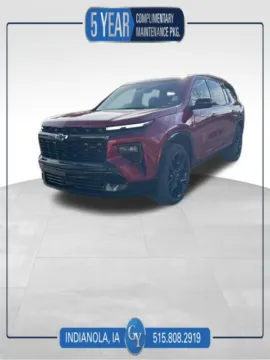 Red 2024 Chevrolet Traverse RS for sale in Indianola, IA