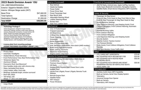 Photos of 2023 Buick Envision Avenir for sale in Indianola, IA at Gregg Young Buick GMC Indianola