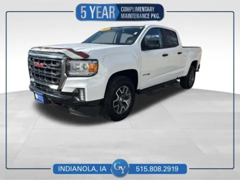 White 2021 GMC Canyon AT4 w/Leather for sale in Indianola, IA