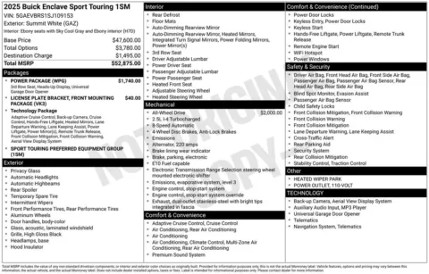 Photos of 2025 Buick Enclave Sport Touring for sale in Indianola, IA at Gregg Young Buick GMC Indianola