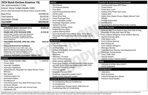 Photos of 2024 Buick Enclave Essence for sale in Indianola, IA at Gregg Young Buick GMC Indianola