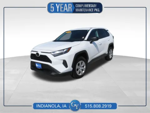 White 2024 Toyota RAV4 LE for sale in Indianola, IA