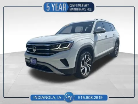 White 2022 Volkswagen Atlas 2.0T SEL for sale in Indianola, IA
