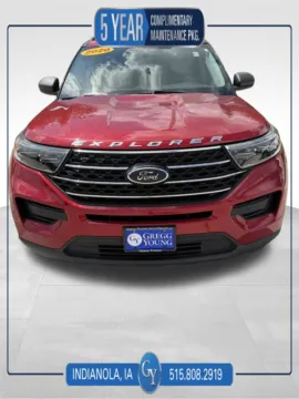 Red 2020 Ford Explorer XLT for sale in Indianola, IA