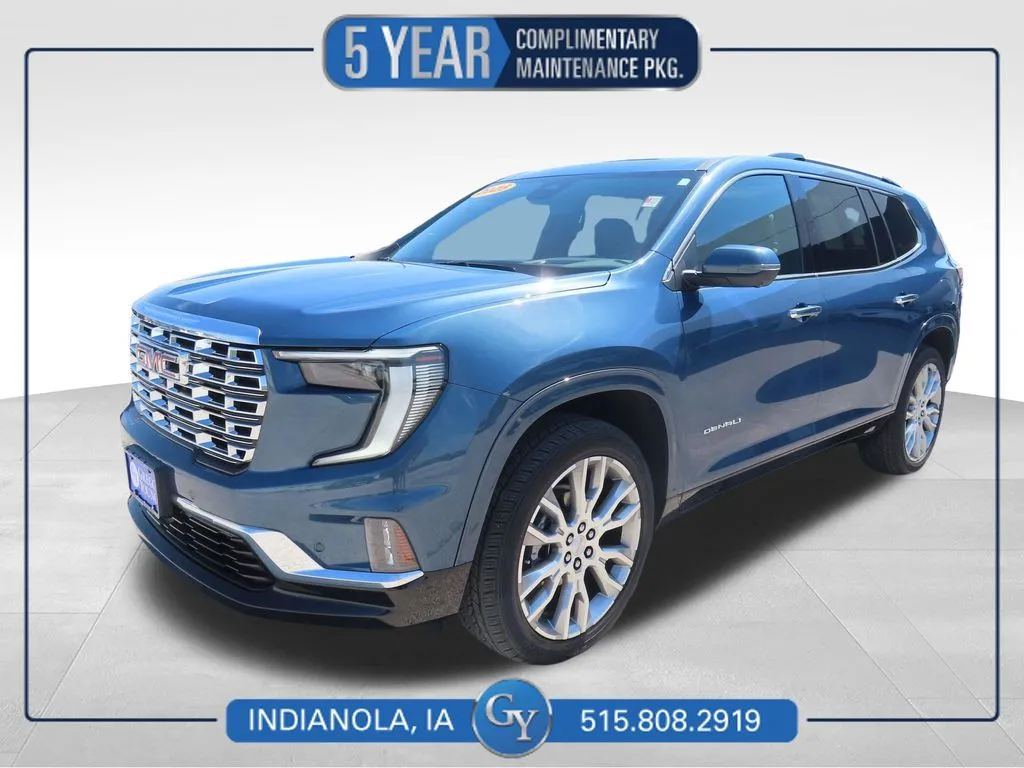 Blue 2025 GMC Acadia Denali for sale in Indianola, IA