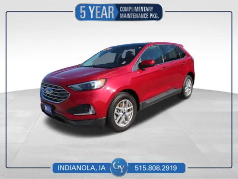 Red 2022 Ford Edge SEL for sale in Indianola, IA