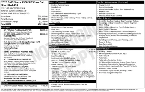 Photos of 2025 GMC Sierra 1500 SLT for sale in Indianola, IA at Gregg Young Buick GMC Indianola