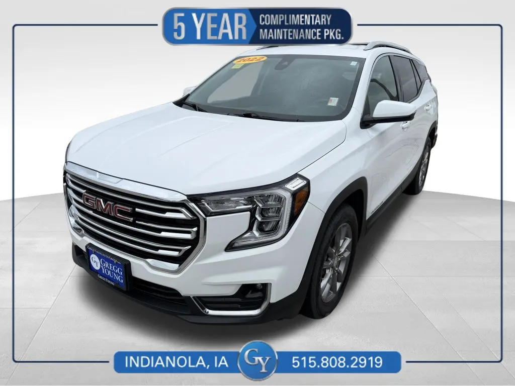 White 2022 GMC Terrain SLT for sale in Indianola, IA