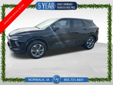 Black 2023 Chevrolet Blazer LT for sale in Norwalk, IA