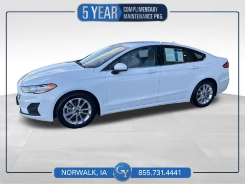 White 2019 Ford Fusion SE for sale in Norwalk, IA