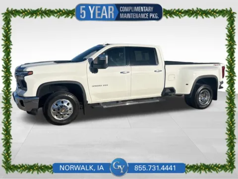 White 2024 Chevrolet Silverado 3500HD LTZ for sale in Norwalk, IA