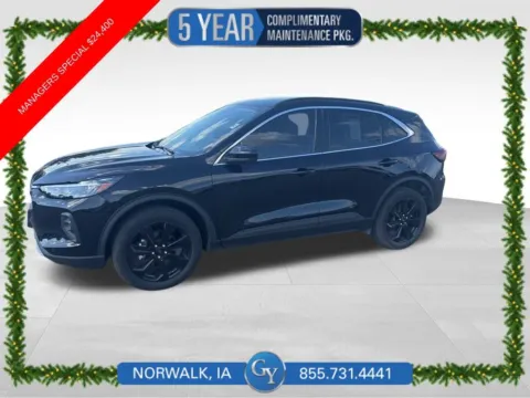 Black 2024 Ford Escape Platinum for sale in Norwalk, IA