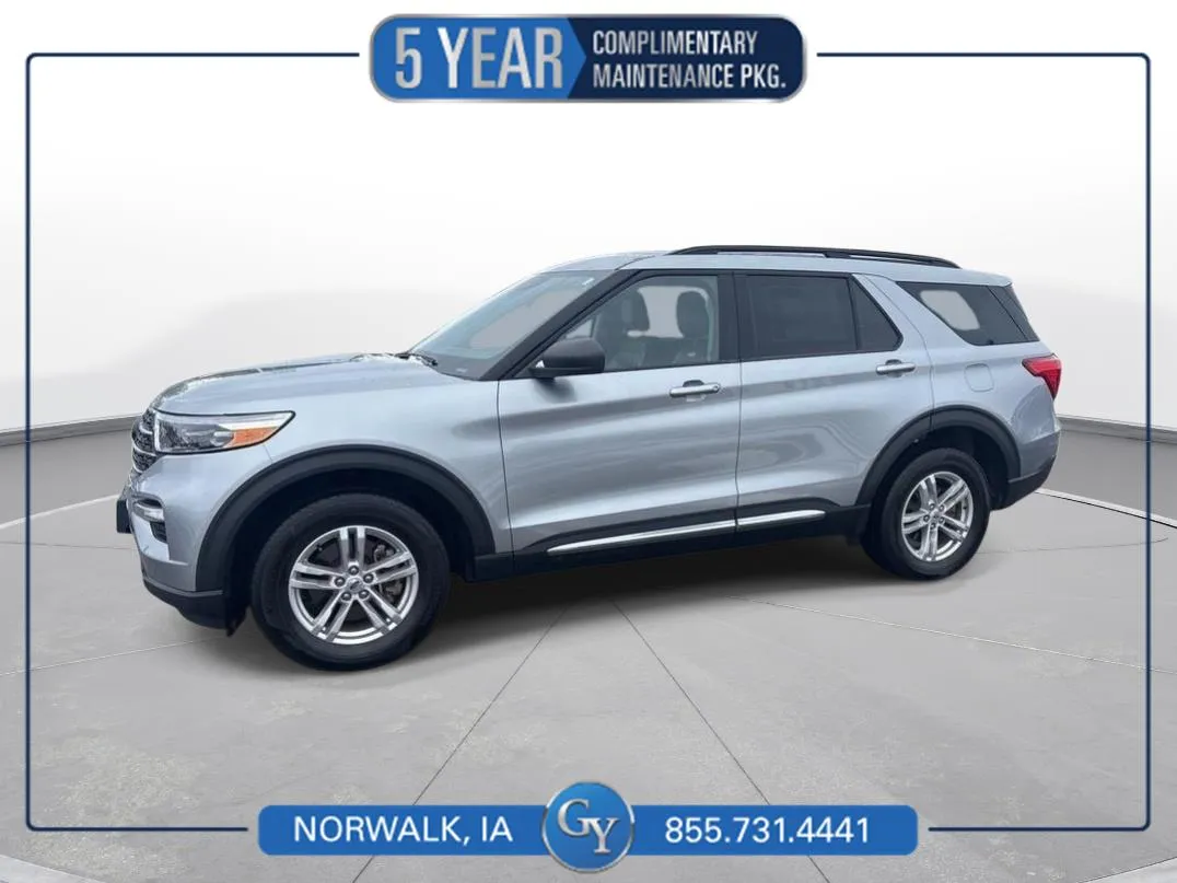 Silver 2022 Ford Explorer XLT for sale in Norwalk, IA