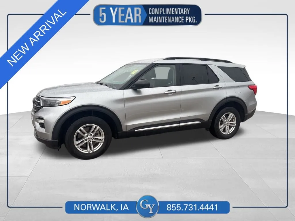 Silver 2022 Ford Explorer XLT for sale in Norwalk, IA