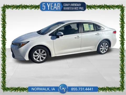 White 2024 Toyota Corolla Hybrid LE for sale in Norwalk, IA