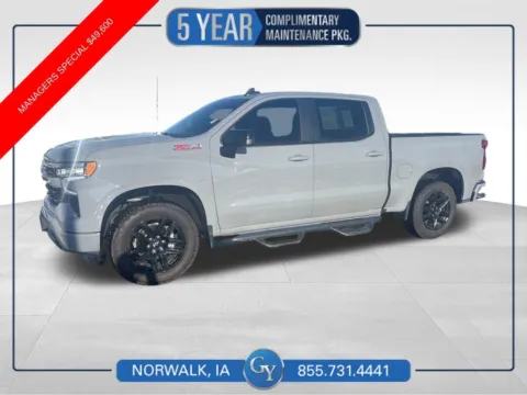 Gray 2025 Chevrolet Silverado 1500 RST for sale in Norwalk, IA