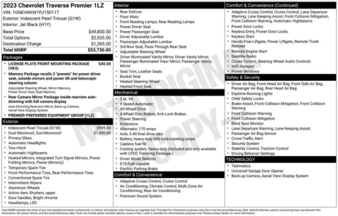 Photos of 2023 Chevrolet Traverse Premier for sale in Norwalk, IA at Gregg Young Chevrolet of Norwalk