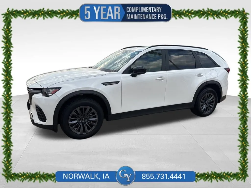 White 2025 Mazda CX-70 3.3 Turbo Preferred for sale in Norwalk, IA