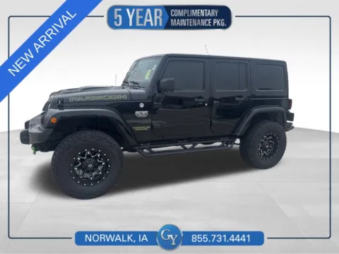 Black 2012 Jeep Wrangler Unlimited Rubicon for sale in Norwalk, IA
