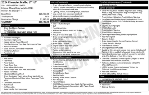 Photos of 2024 Chevrolet Malibu LT for sale in Norwalk, IA at Gregg Young Chevrolet of Norwalk