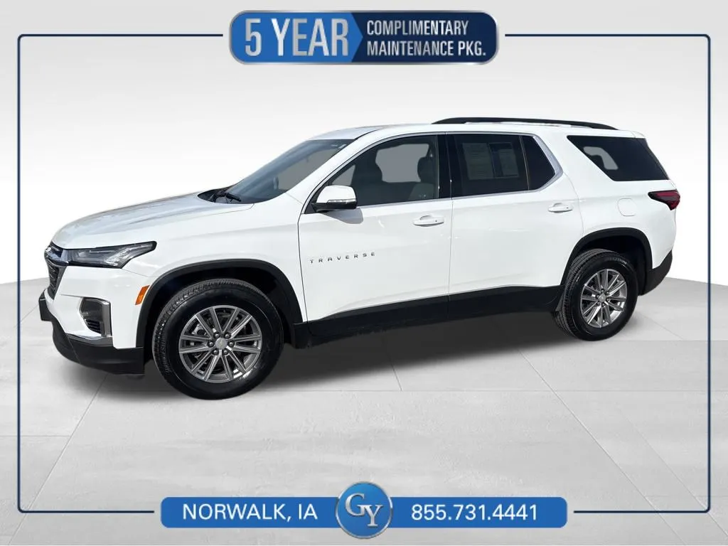 White 2023 Chevrolet Traverse LT for sale in Norwalk, IA
