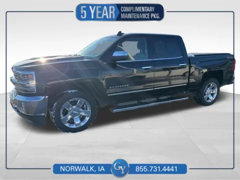 Black 2017 Chevrolet Silverado 1500 LTZ for sale in Norwalk, IA
