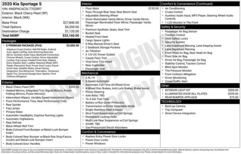 Photos of 2020 Kia Sportage S for sale in Norwalk, IA at Gregg Young Chevrolet of Norwalk