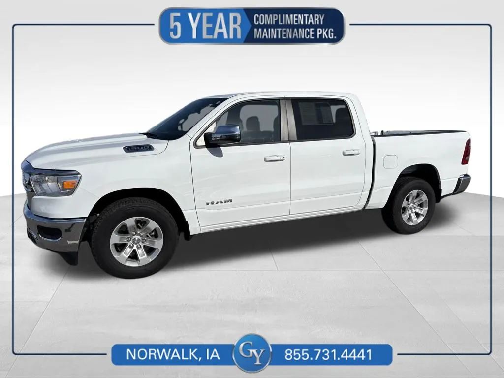 White 2024 Ram 1500 Laramie for sale in Norwalk, IA