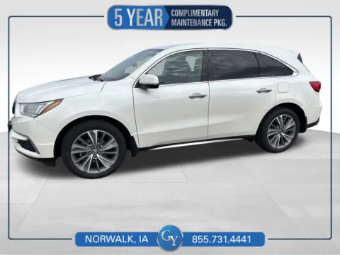 White 2018 Acura MDX 3.5L for sale in Norwalk, IA