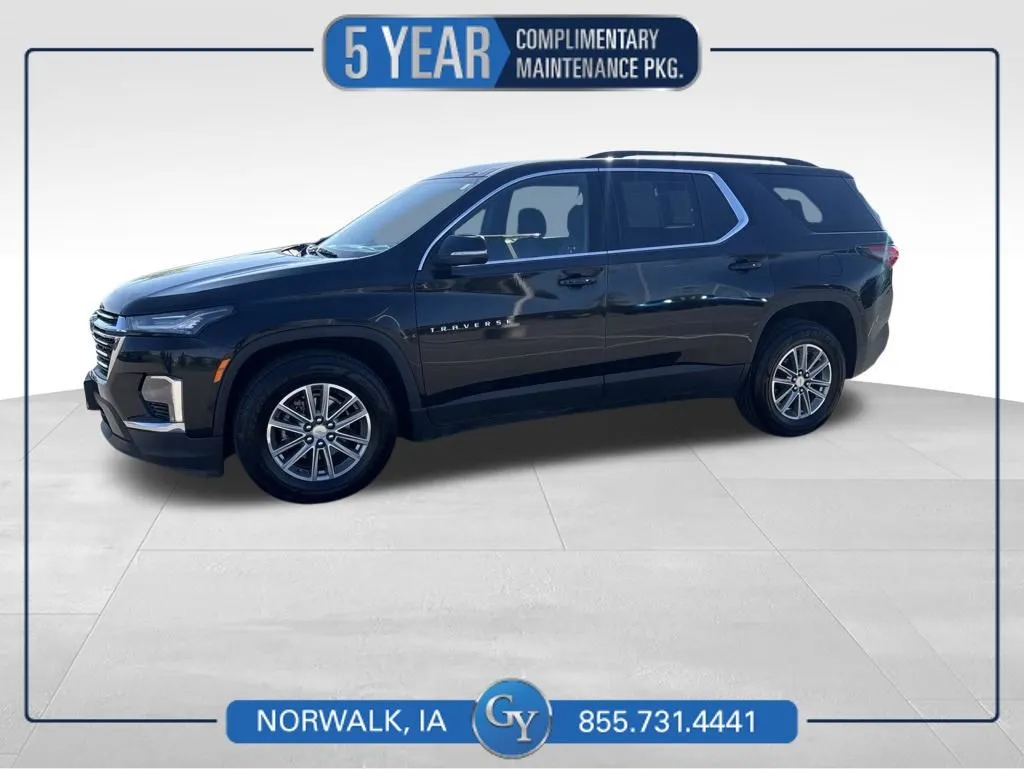 Black 2023 Chevrolet Traverse LT for sale in Norwalk, IA