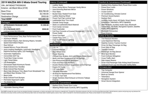 Photos of 2019 Mazda MX-5 Miata Grand Touring for sale in Norwalk, IA at Gregg Young Chevrolet of Norwalk