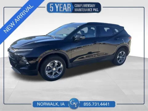 Black 2023 Chevrolet Blazer LT for sale in Norwalk, IA