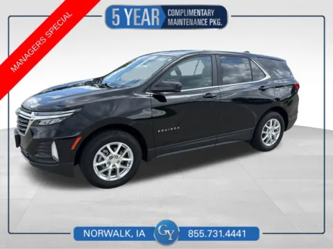 Black 2024 Chevrolet Equinox LT for sale in Norwalk, IA