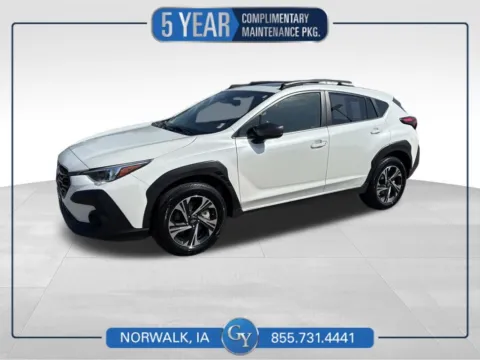 White 2024 Subaru Crosstrek Premium for sale in Norwalk, IA