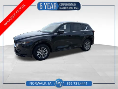Black 2025 Mazda CX-5 2.5 S Preferred Package for sale in Norwalk, IA
