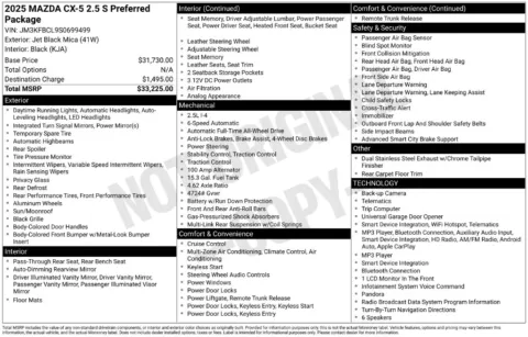 Photos of 2025 Mazda CX-5 2.5 S Preferred Package for sale in Norwalk, IA at Gregg Young Chevrolet of Norwalk