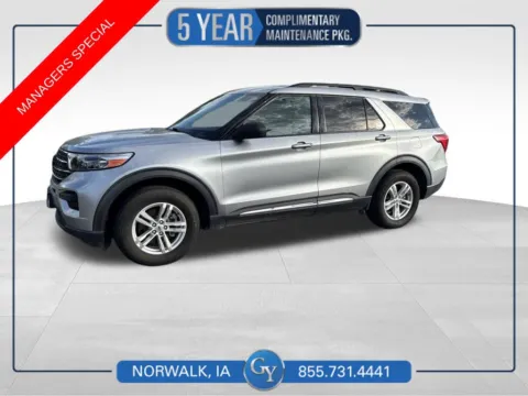 Silver 2022 Ford Explorer XLT for sale in Norwalk, IA